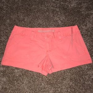 Mossimo Supply Co. peach shorts, size 7